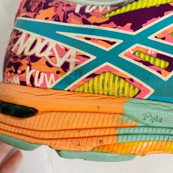 Asics Neon Gel Noosa Running Shoes Size 9 - Picture 9 of 11